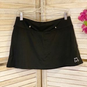 Women’s Black Athletic Running Skort